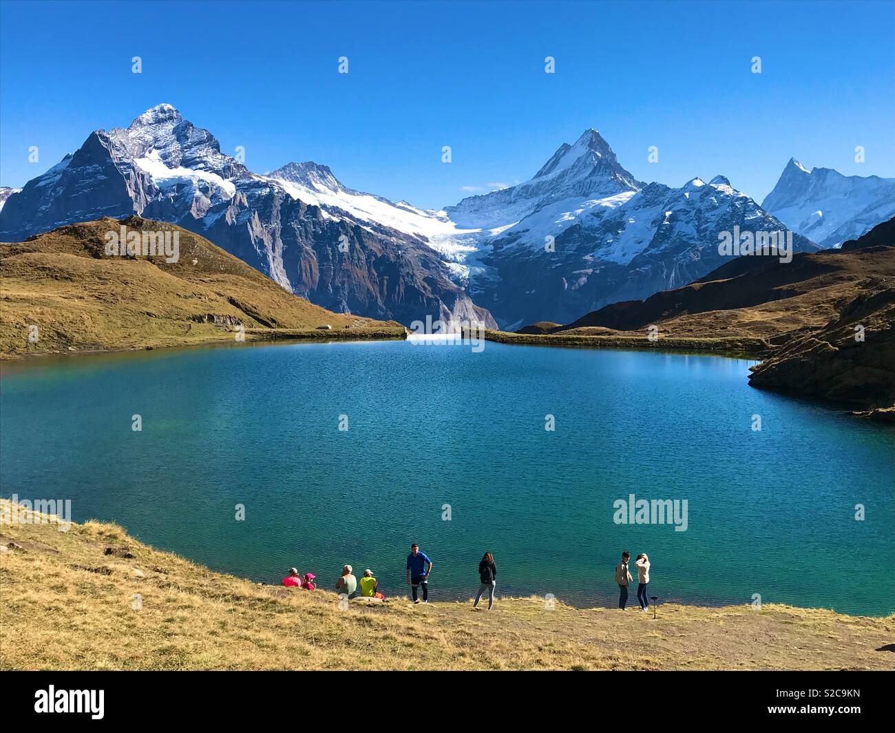 Bachalpsee See, Schweiz Stockfoto