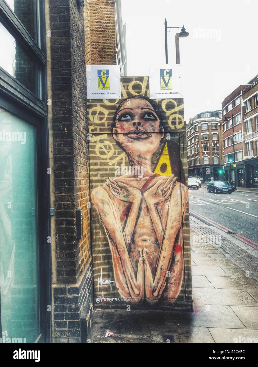 Shoreditch Street Art, London Stockfoto