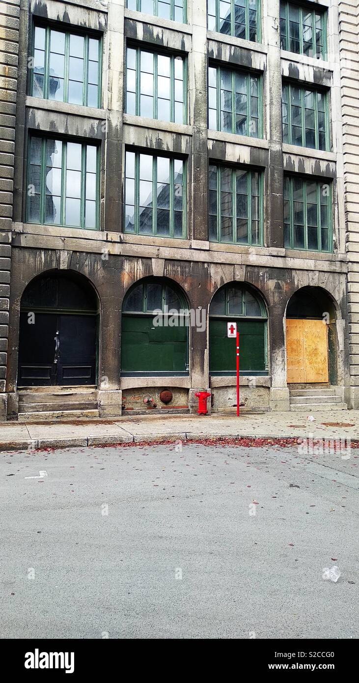 Verlassene Gebäude Stockfoto