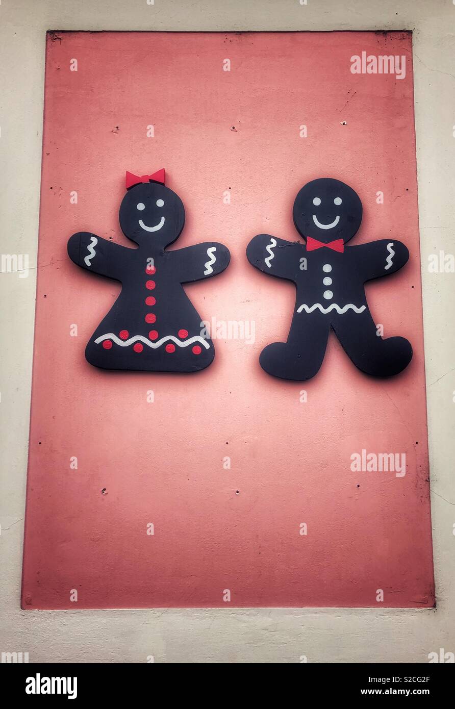 Lebkuchen zahlen. - Smartphone-aufgenommenes Stockfoto