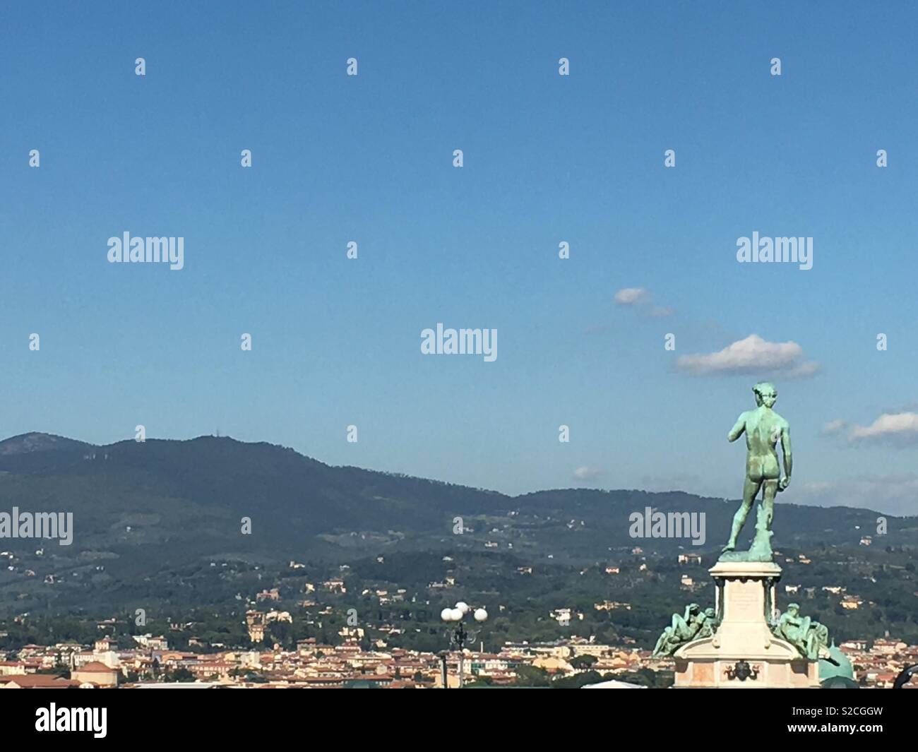 Florenz im blauen Himmel Stockfoto