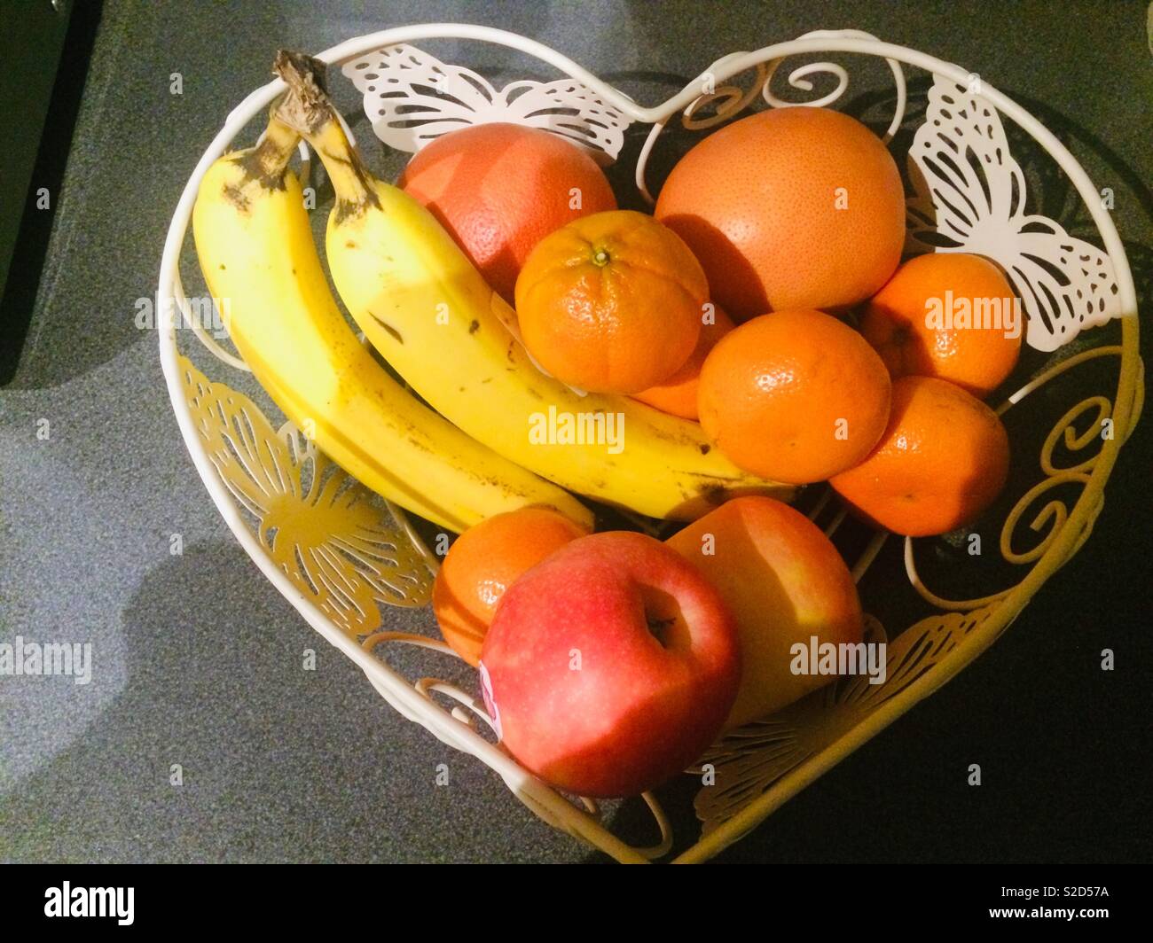 Obstkorb Stockfoto