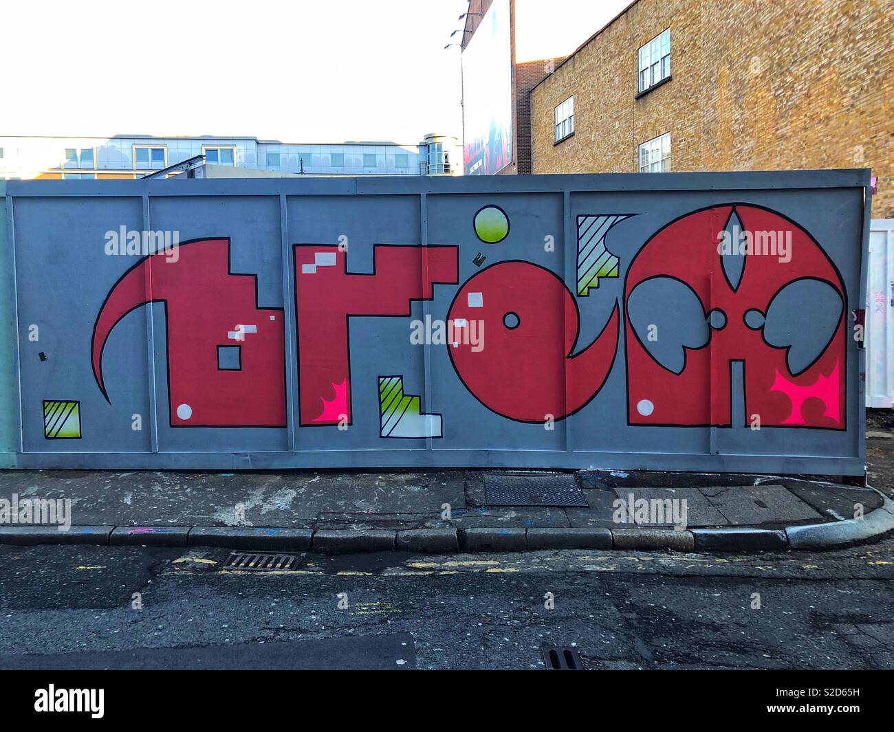 Graffiti Streetart auf rivington Street in Shoreditch, East London Stockfoto