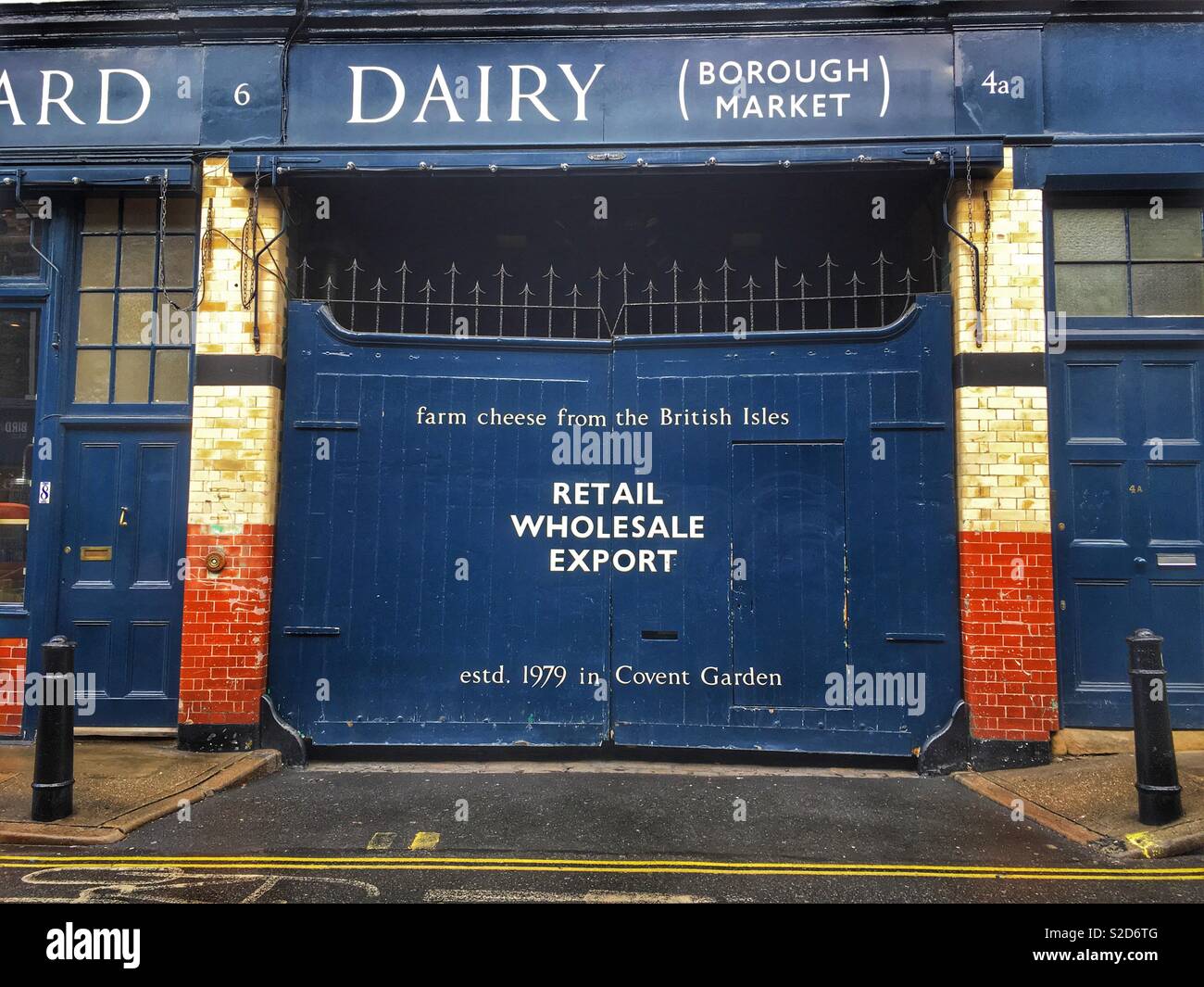 Neal's Yard Dairy auf der Park Street in London, England Stockfoto