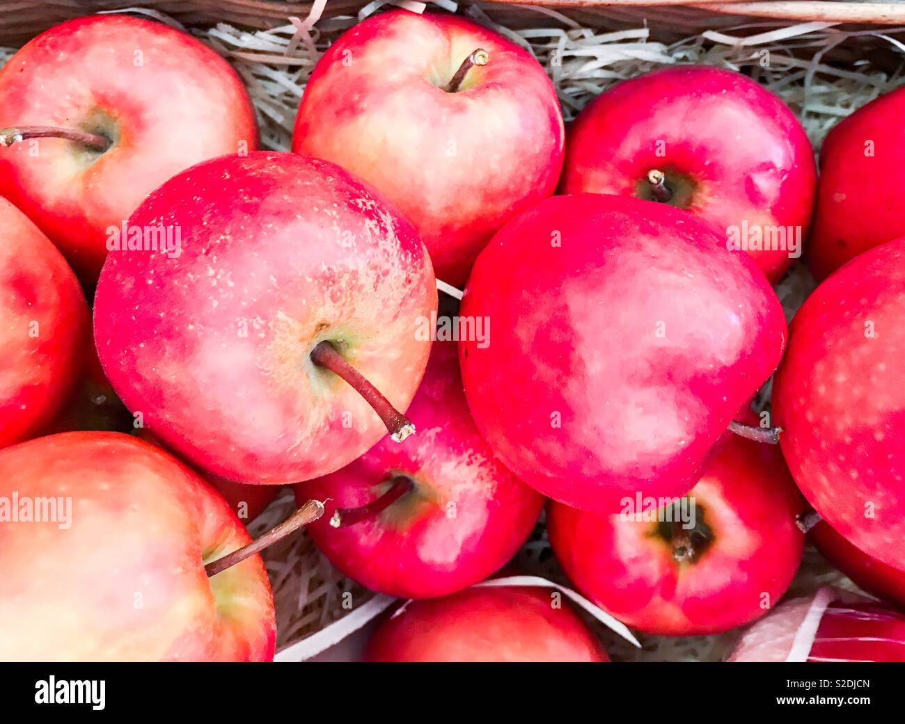 Rote Äpfel Stockfoto