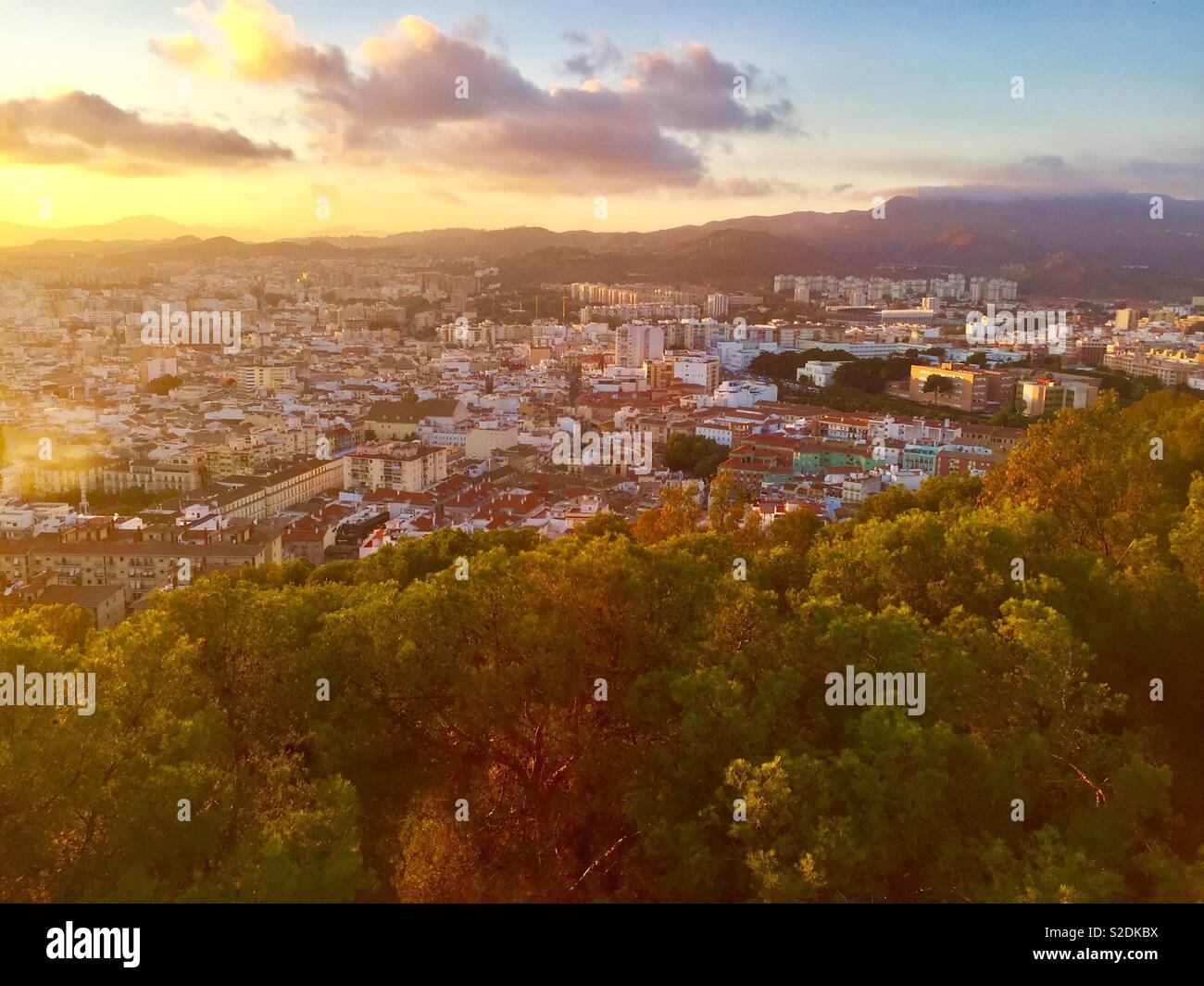 Stadt Malaga, Spanien Stockfoto