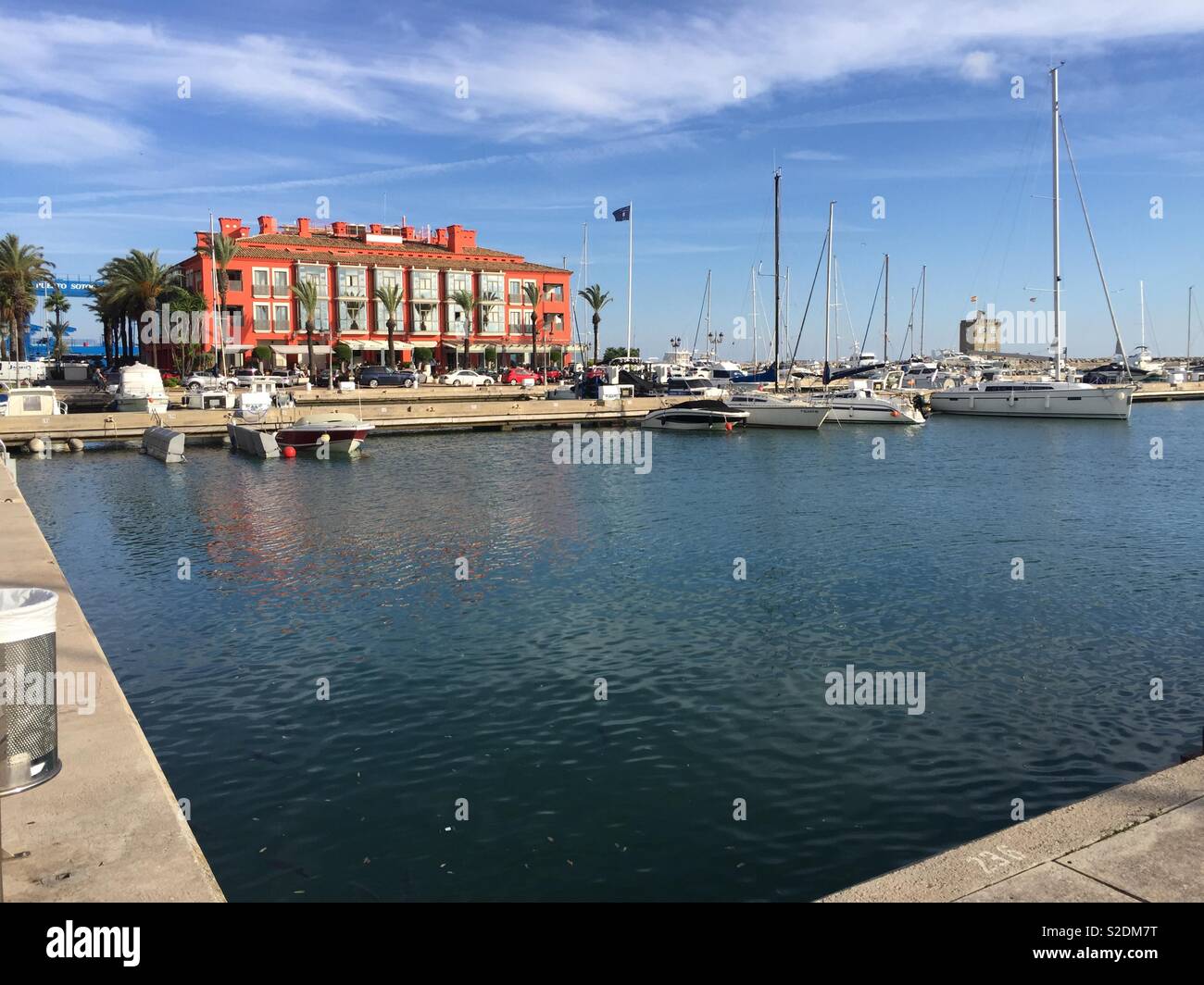 Hafen von Sotogrande, Spanien Stockfoto