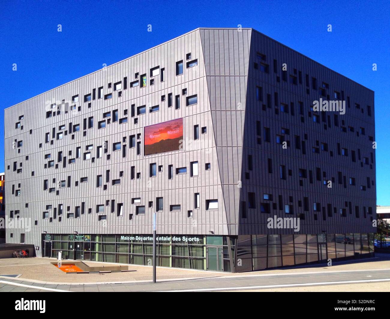 Haus des Sports im Pierres Vives Bezirk, Montpellier Frankreich Stockfoto