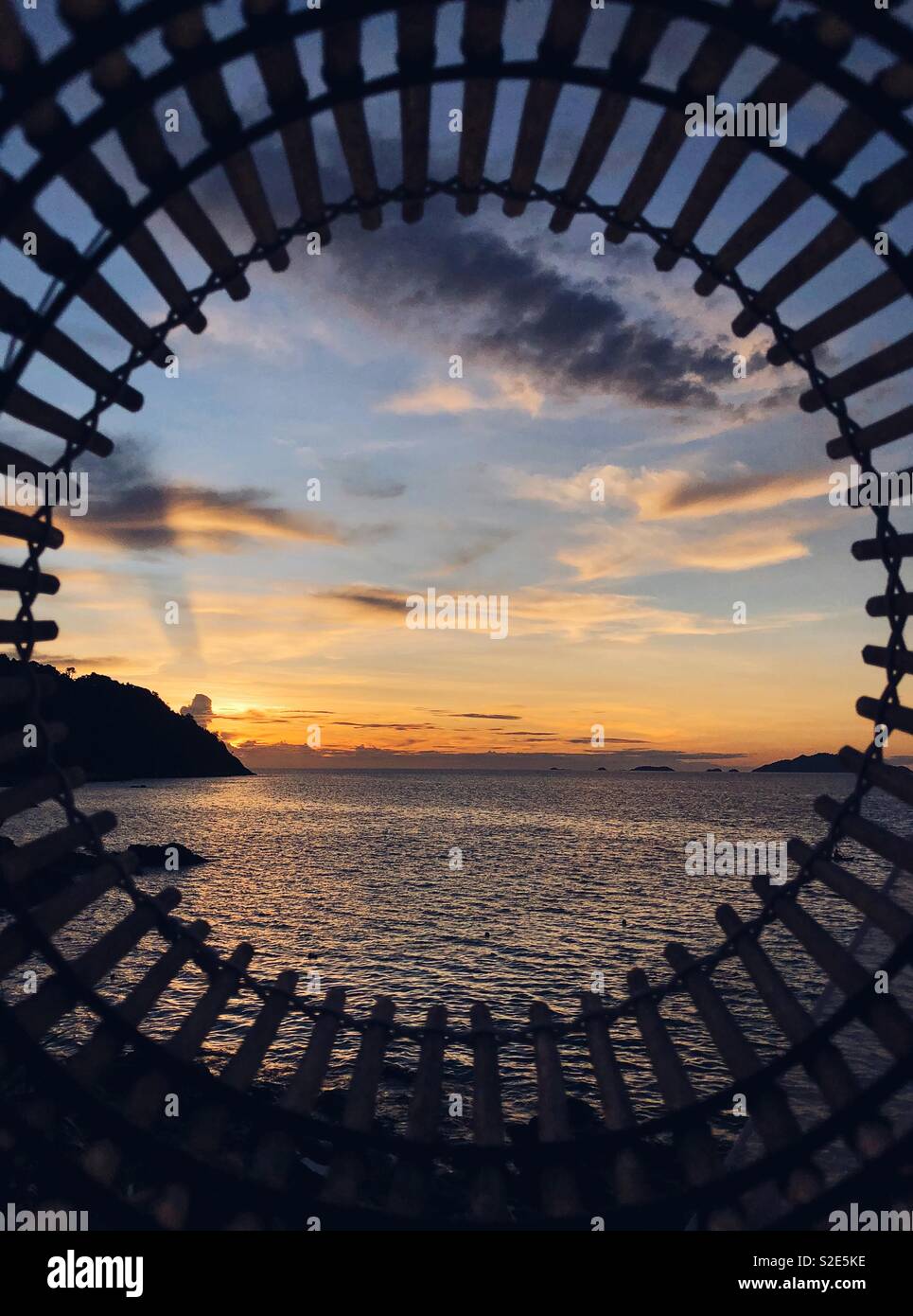 Sonnenuntergang auf Koh Lipe Island, Thailand Stockfoto