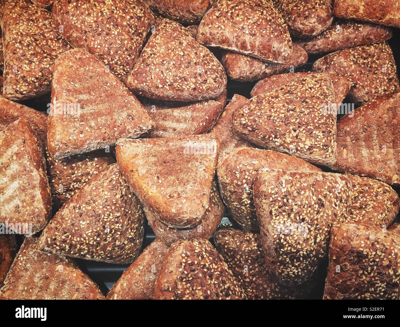 High Protein Brötchen - Smartphone-aufgenommenes Stockfoto
