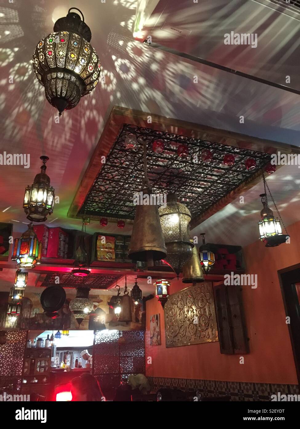 Libanesisches Restaurant Stockfoto