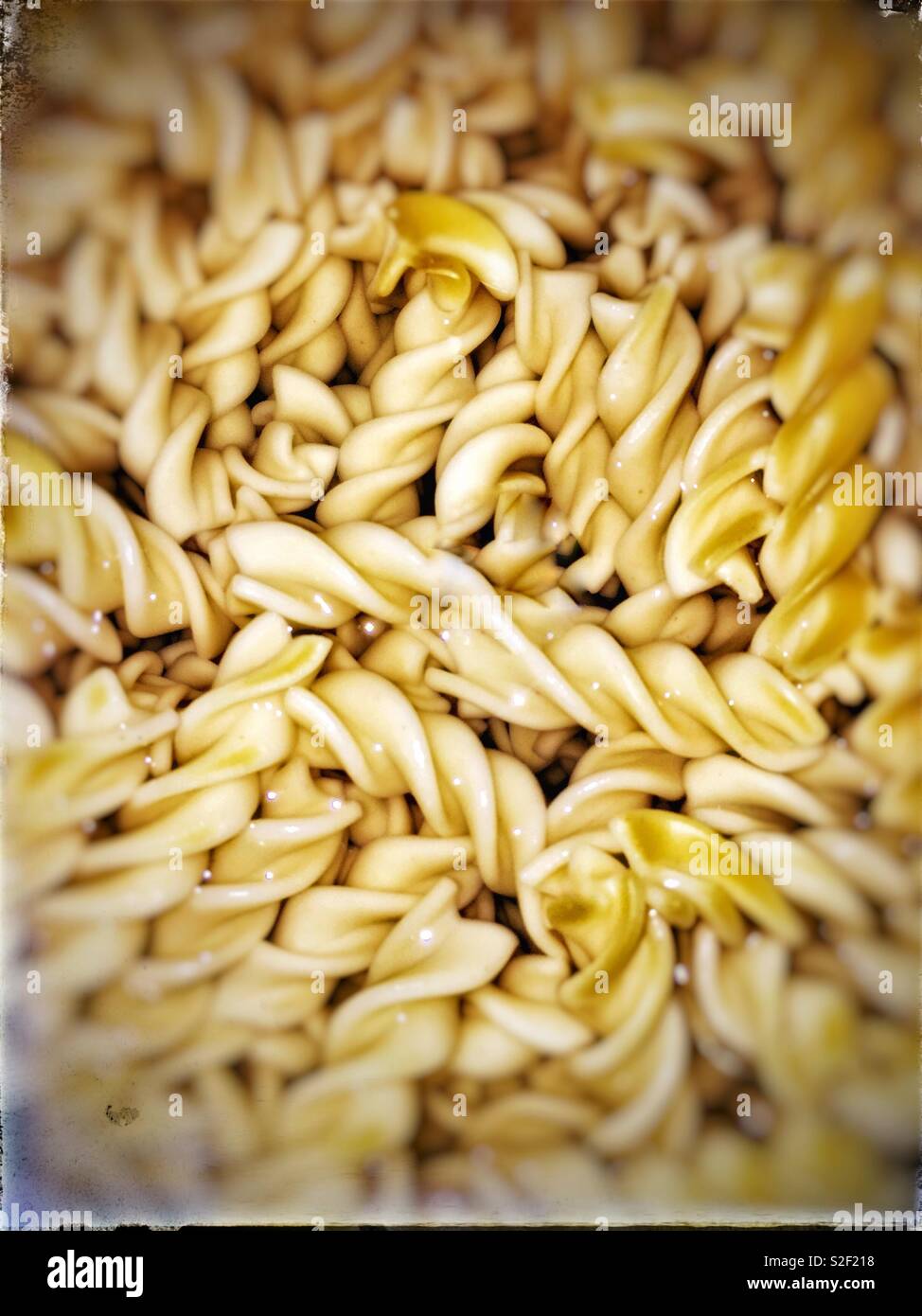 Pasta. Einfach, aber wirkungsvoll. Stockfoto