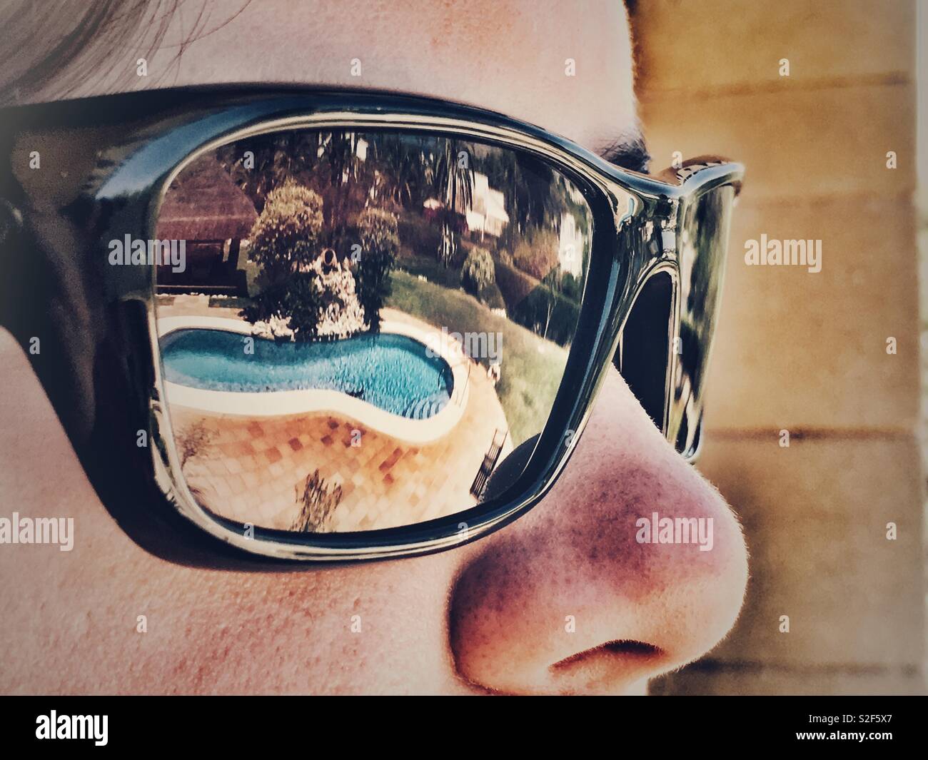 Reflektierende Farben, Sommer Stockfoto