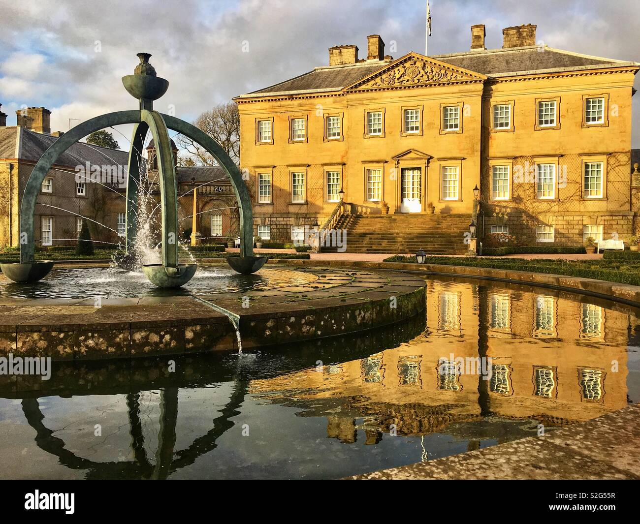 Dumfries House und Brunnen, Ayrshire. Stockfoto