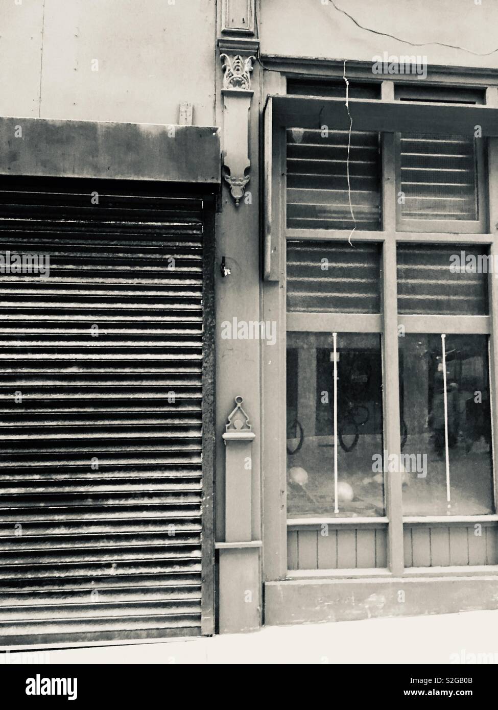 Leere Gebäude in Leeds, Großbritannien Stockfoto