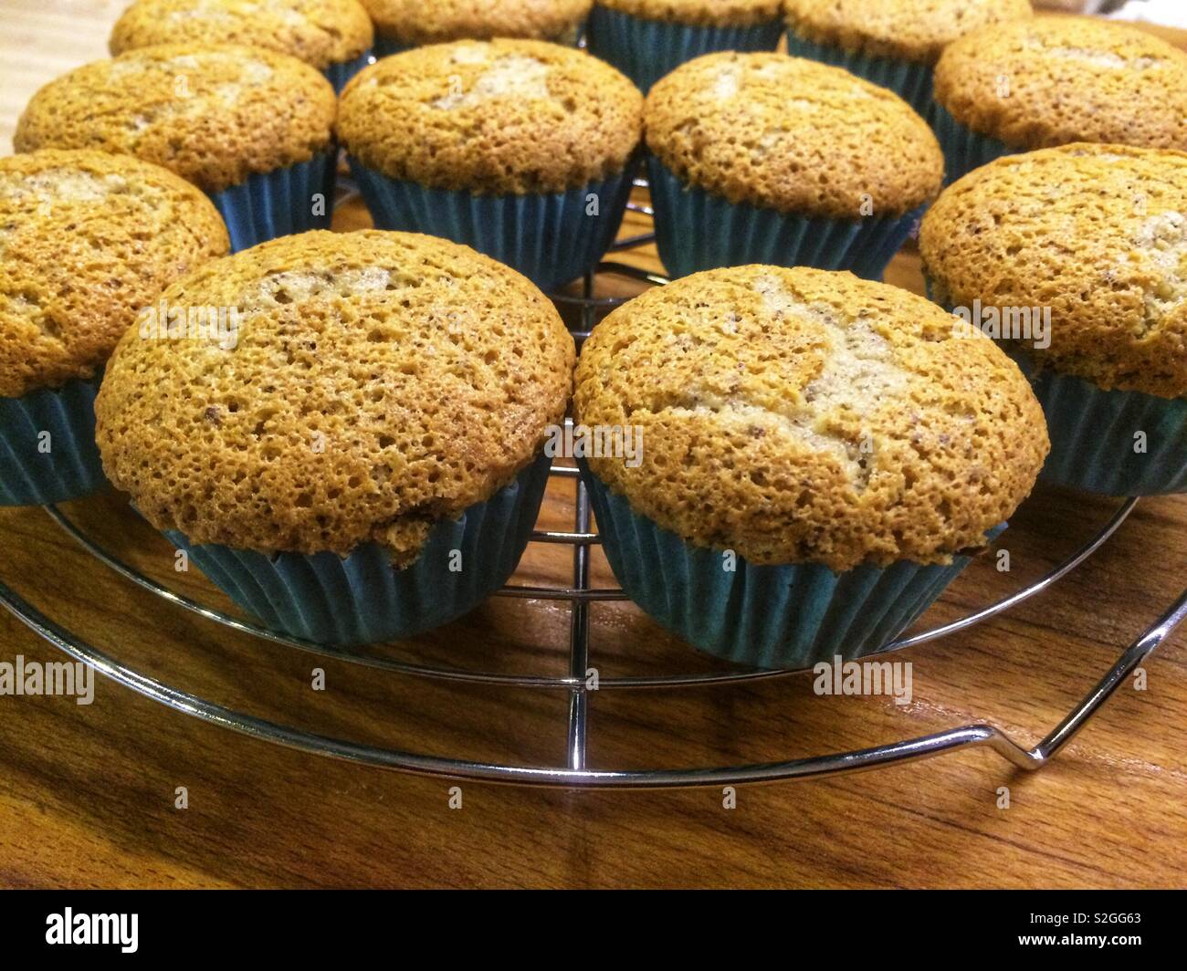 Hausgemachte Glutenfreie Muffins Stockfoto