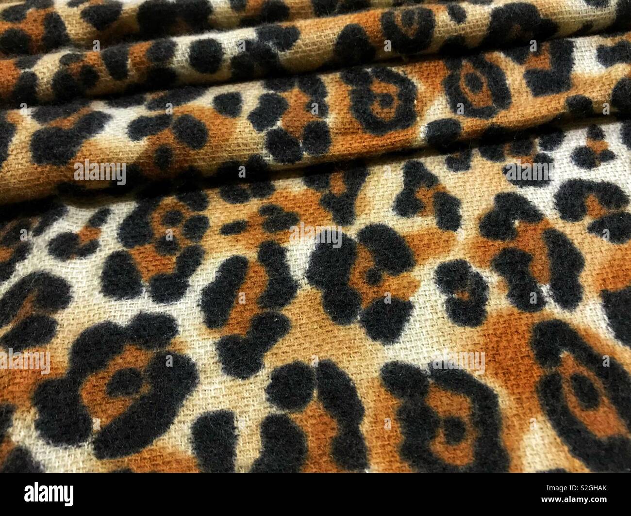 Leopard Print Material Stockfoto