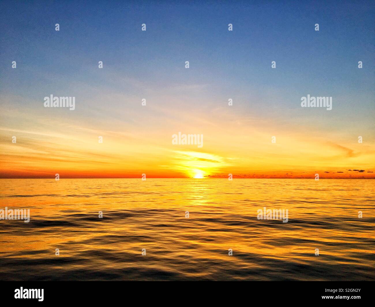 Golden sunrise Stockfoto
