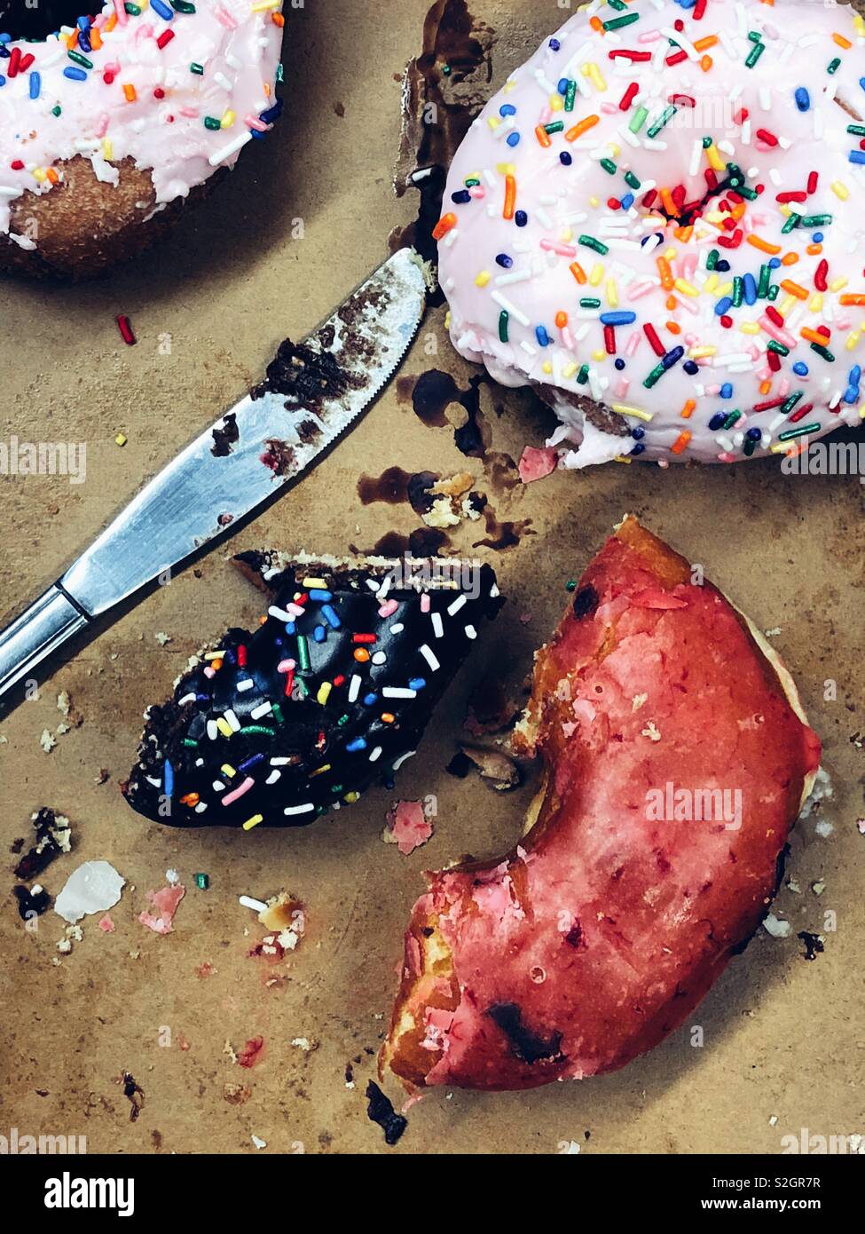 Ich möchte nur ein kleines Stück! Stockfoto