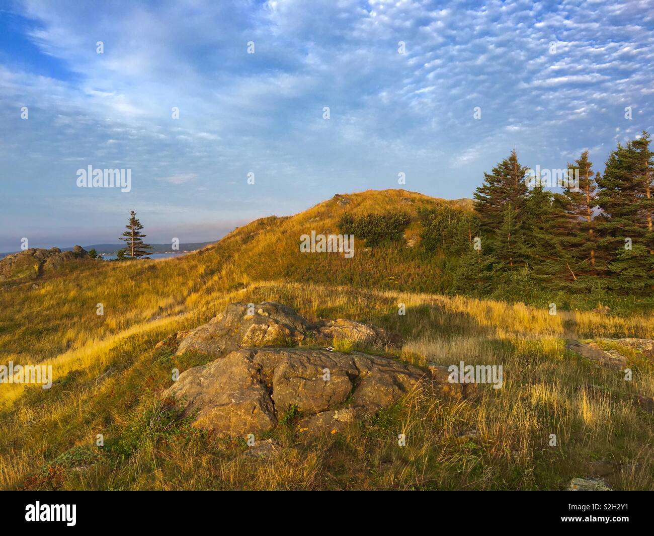 Grand Manan Island Landschaft bei Sonnenaufgang Stockfoto