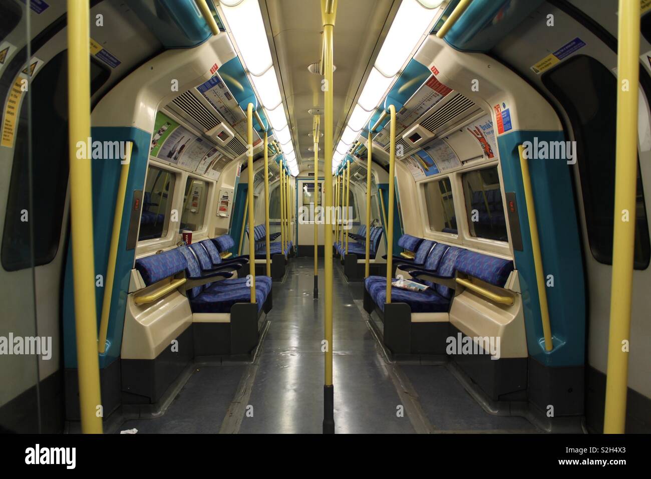 Die Londoner U-Bahn/Metro/U-Bahn Stockfoto