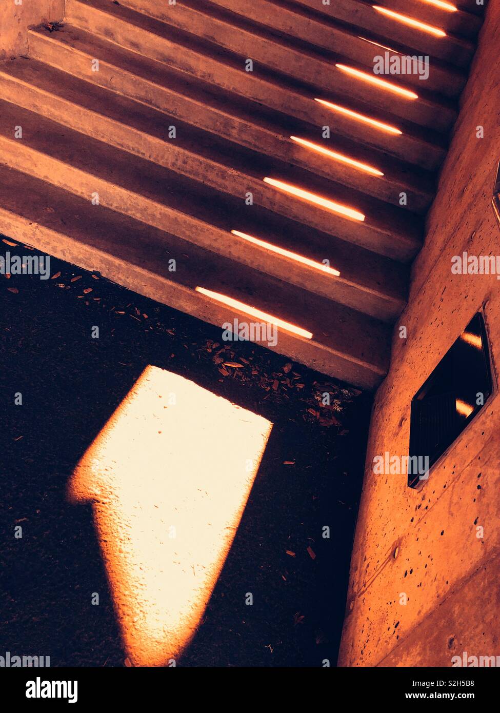 Städtischen Sonnenlicht Stockfoto