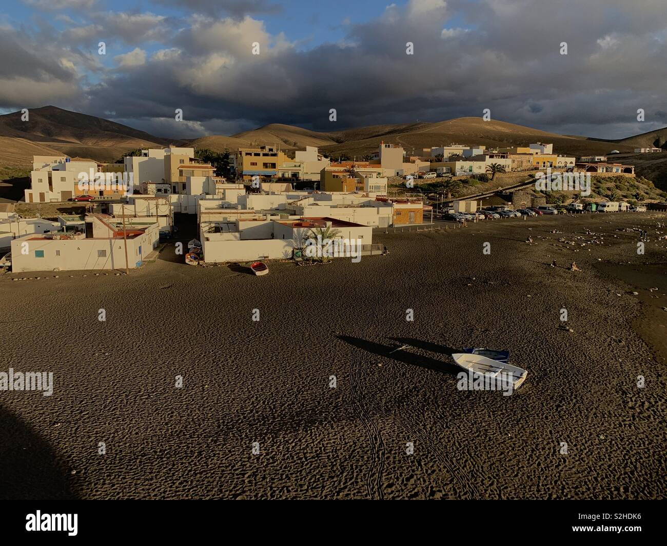 Ajuy Stadt Fuerteventura Kanarische Insel Stockfoto