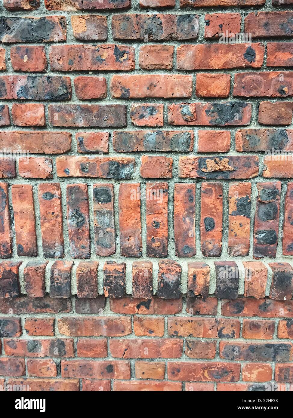 Alte Mauer - Smartphone-aufgenommenes Stockfoto