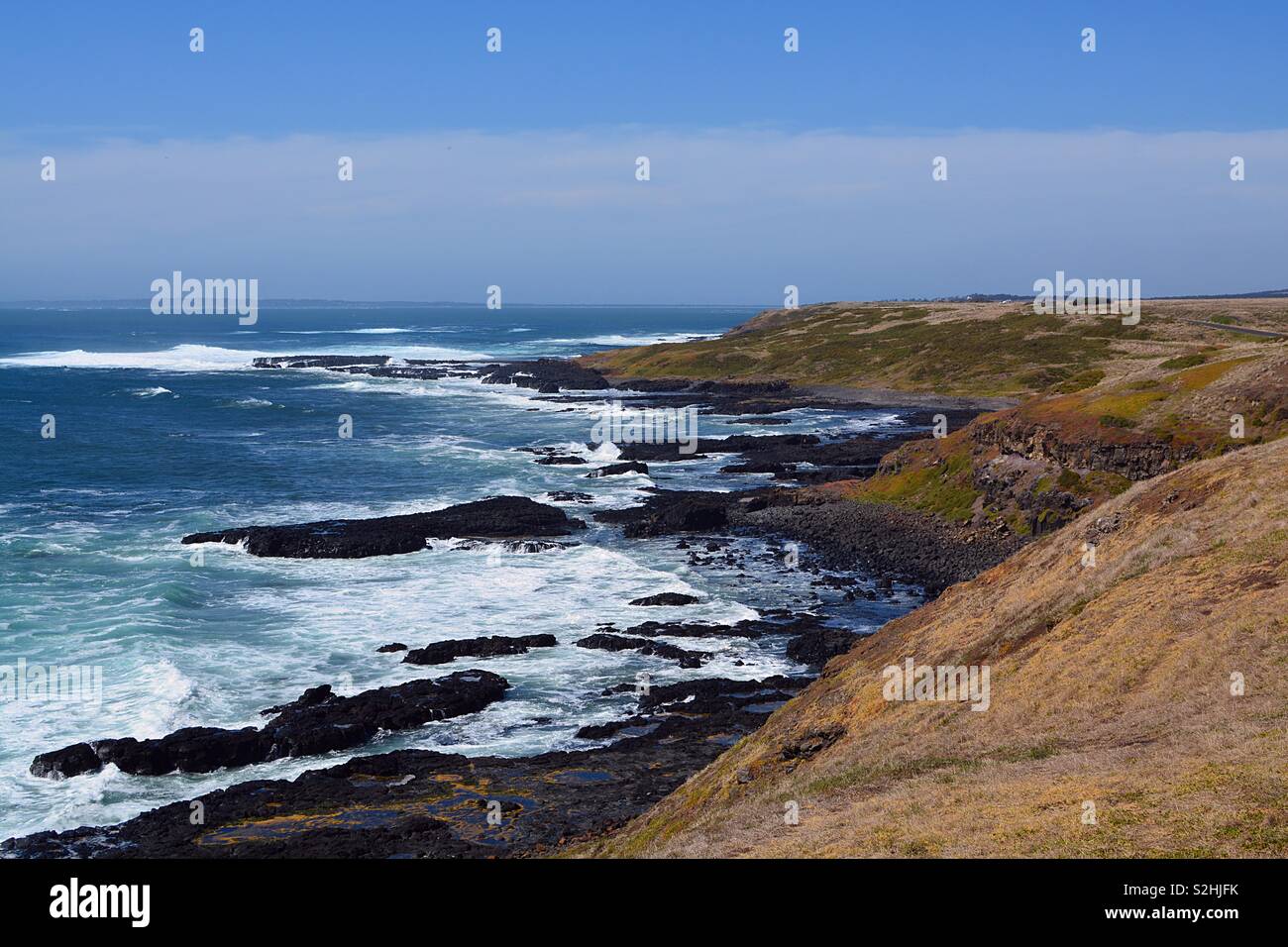 Die nobbies, Philip Island Stockfoto