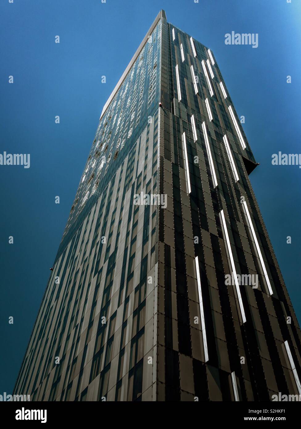 Beetham Tower Manchester UK. Wolkenkratzer entworfen vom Architekten Ian Simpson Stockfoto