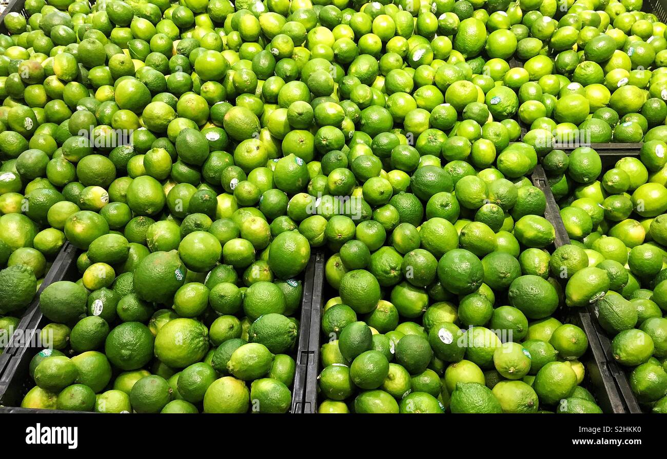 Zitronen am Markt Stockfoto