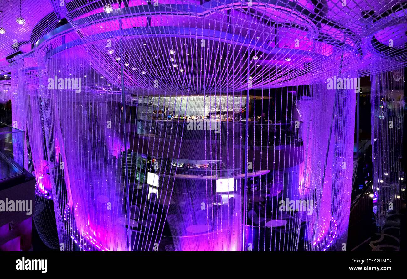 Der Kronleuchter Bar in der Cosmopolitan Hotel in Las Vegas Stockfoto