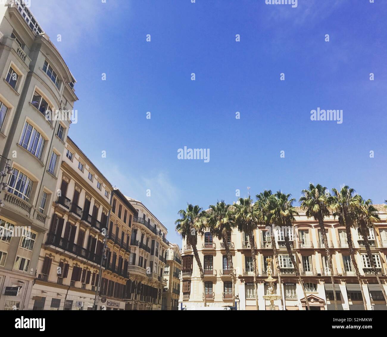 Malaga Spanien Stockfoto