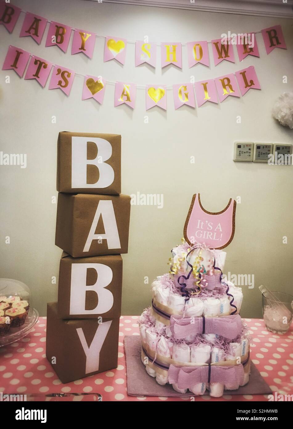 Baby-Dusche Stockfoto