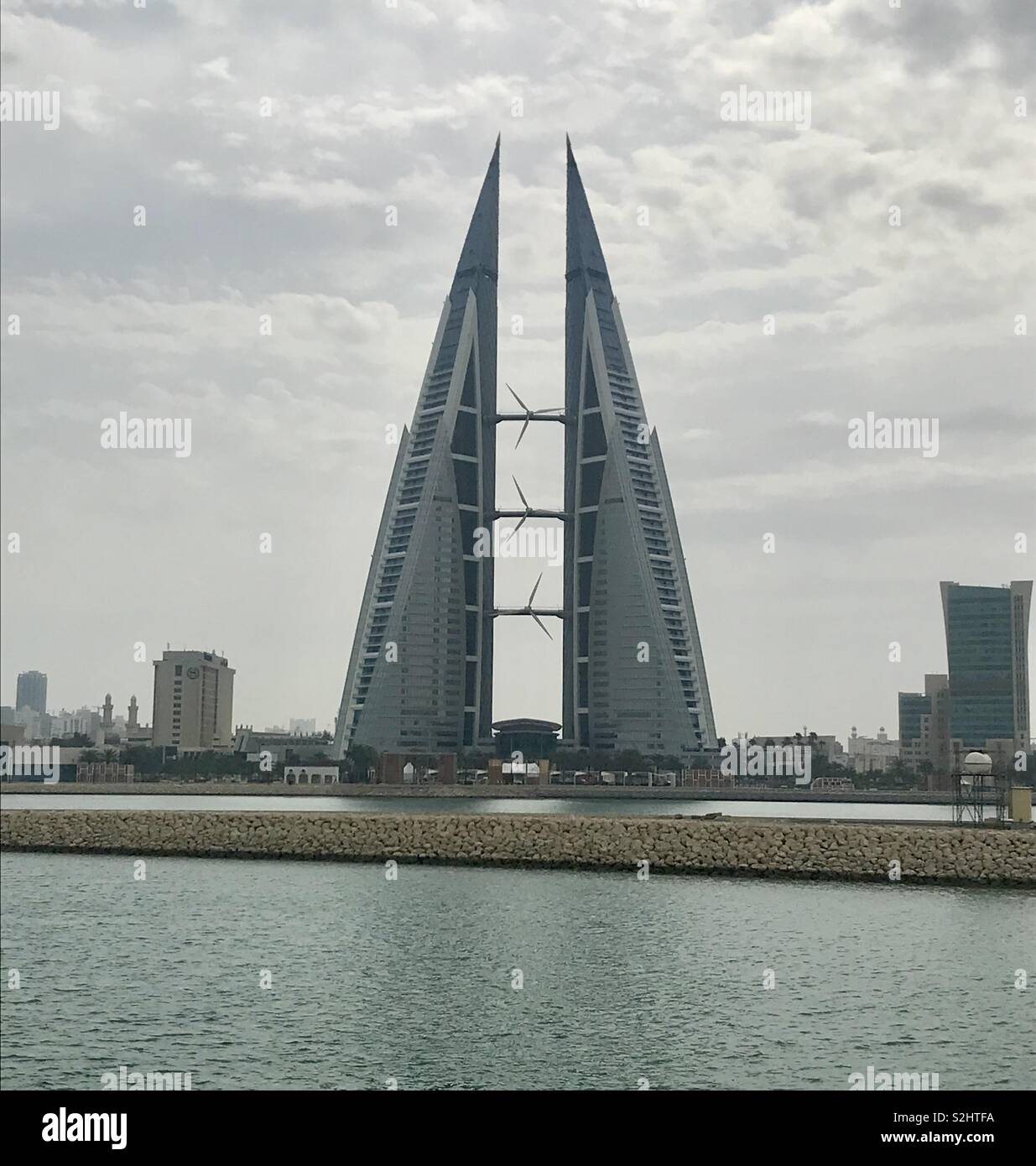 World Trade Center. Bahrain Bay Stockfoto