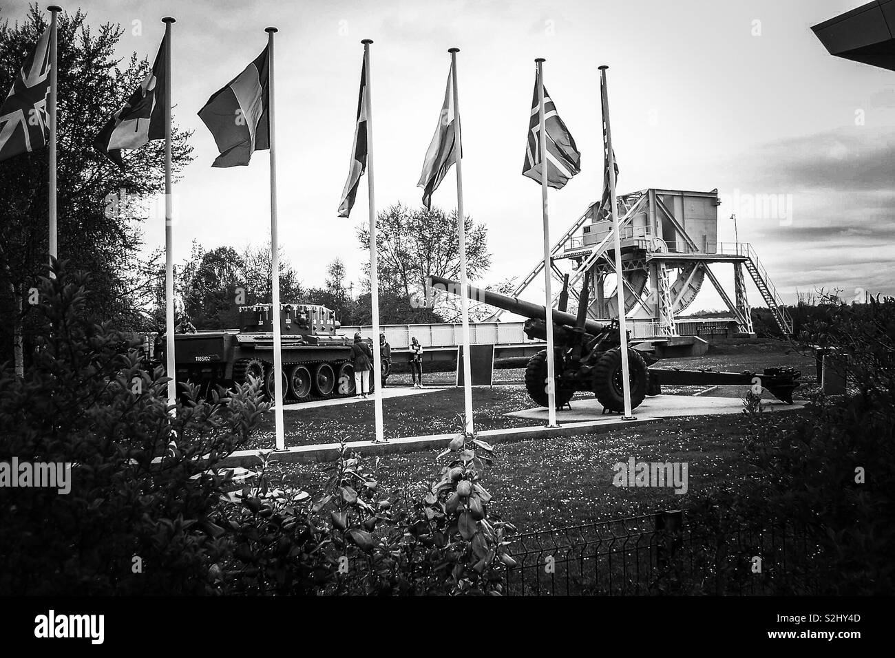 Pegasus Memorial Museum, Normandie, Frankreich Stockfoto