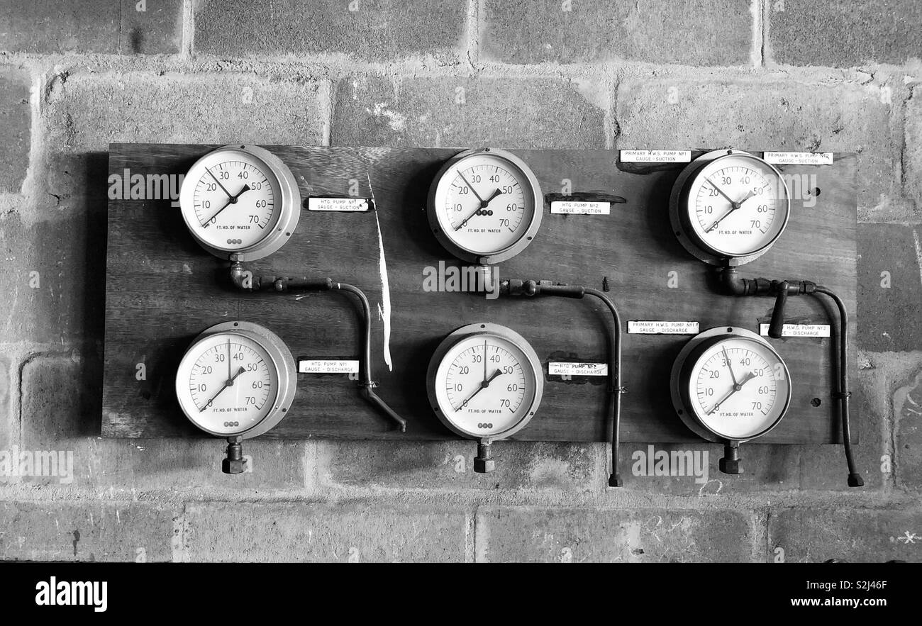 Water Gauge Pressure Stockfotos Water Gauge Pressure Bilder Alamy