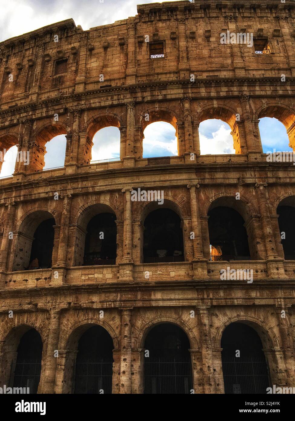 Das Kolosseum in Rom Stockfoto