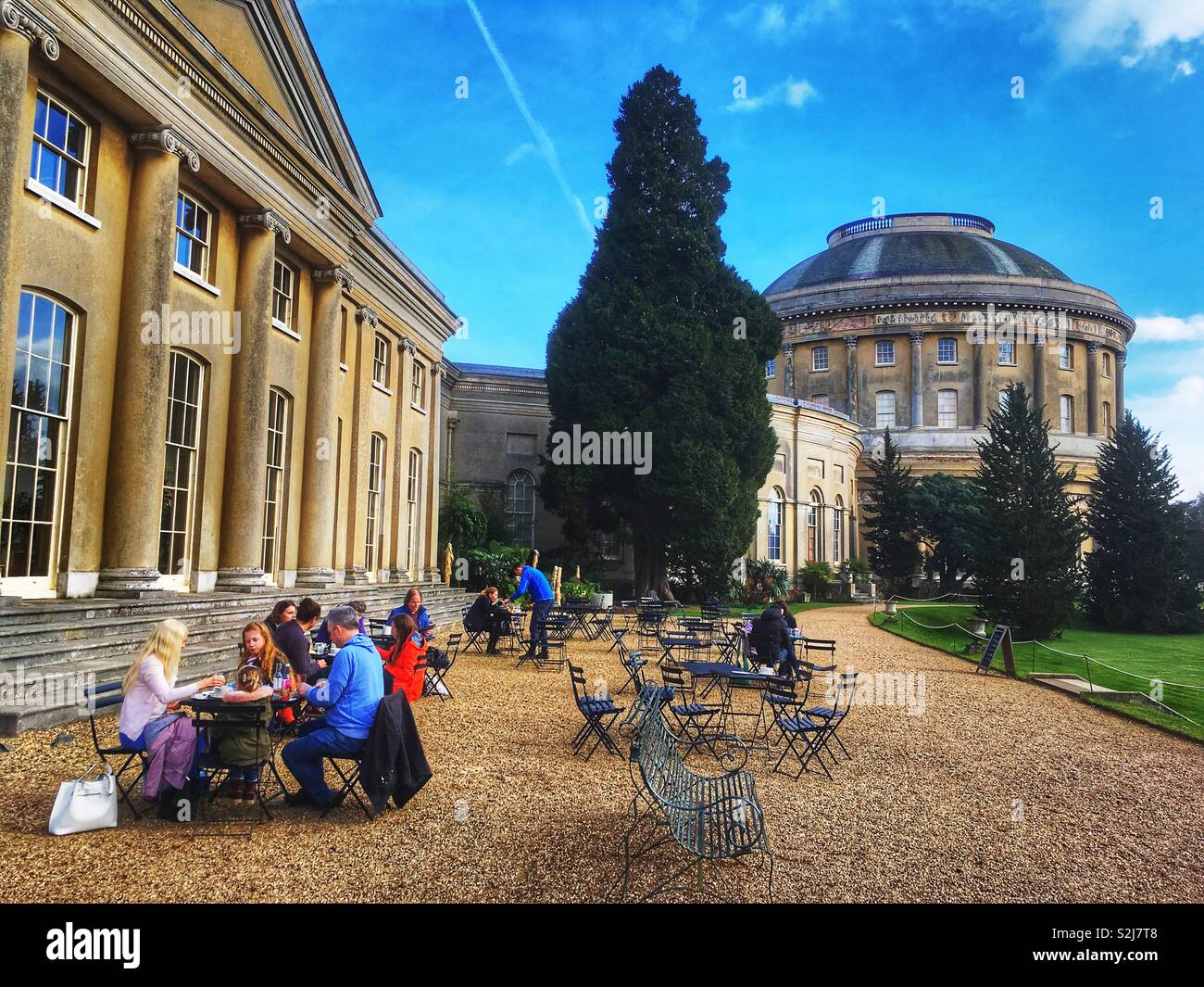 Picknickplatz, Ickworth House, Suffolk, Großbritannien. Stockfoto