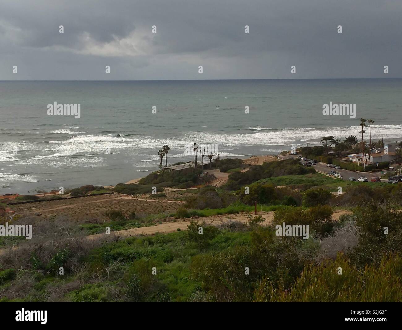 Southern California Coast Line Stockfoto