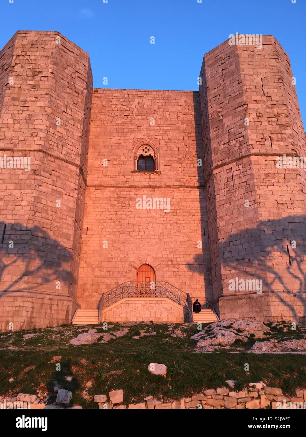 Castello Di Monte Italien Stockfoto
