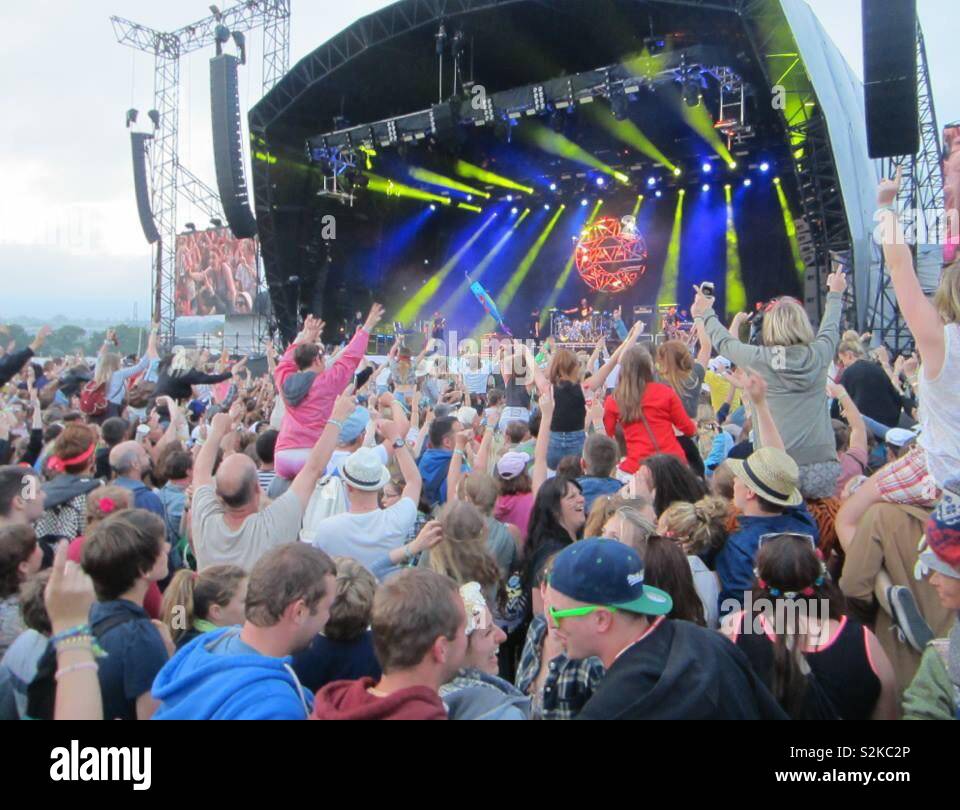 Glastonbury Festival Stockfoto