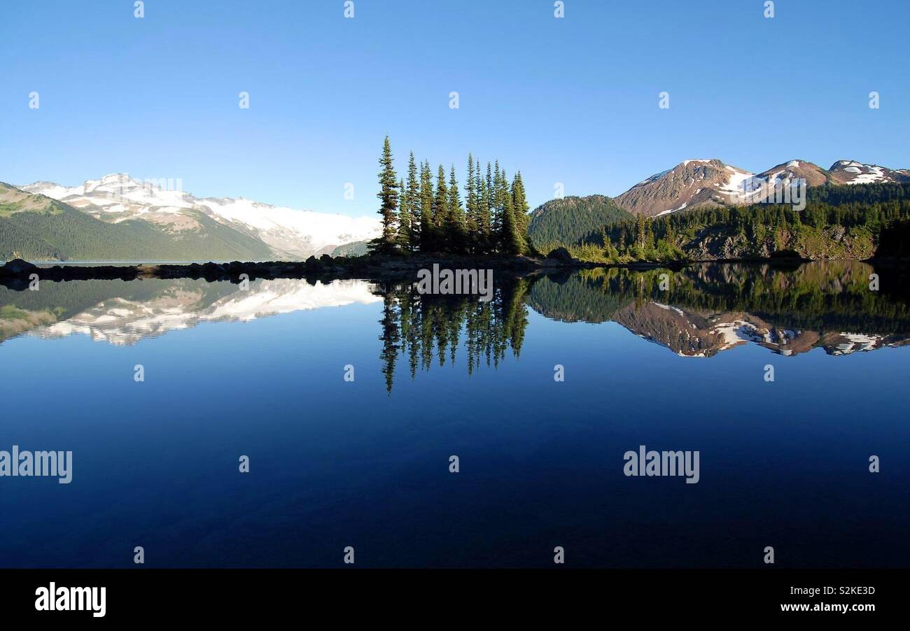 Kristallklaren Bergsee in Wyoming, USA Stockfoto