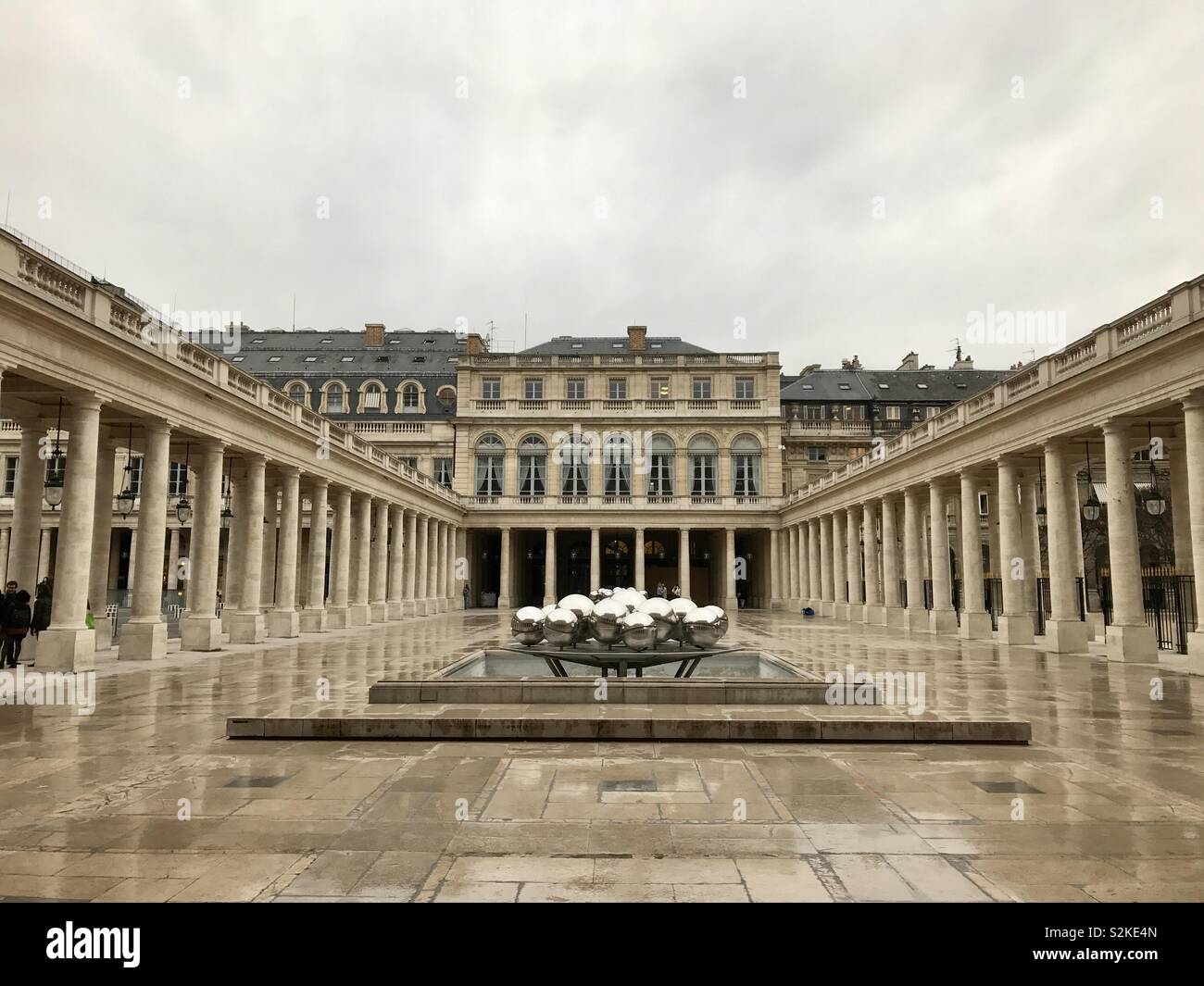 Garten des Palais Royal - Paris Stockfoto
