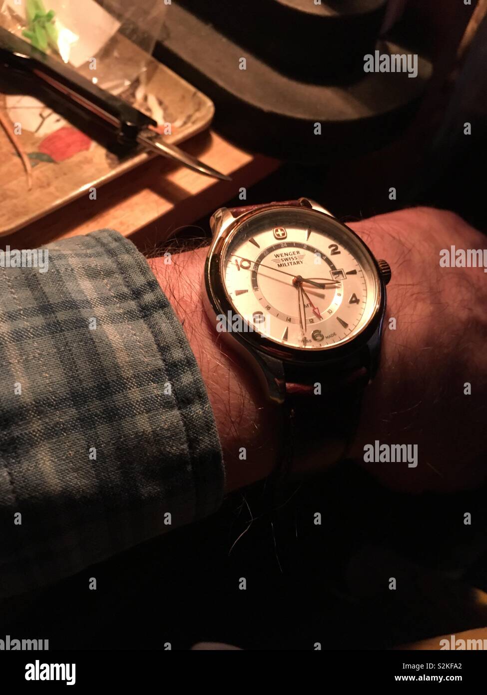 Es ist 330 am Morgen und was mache ich denn wach Stockfoto