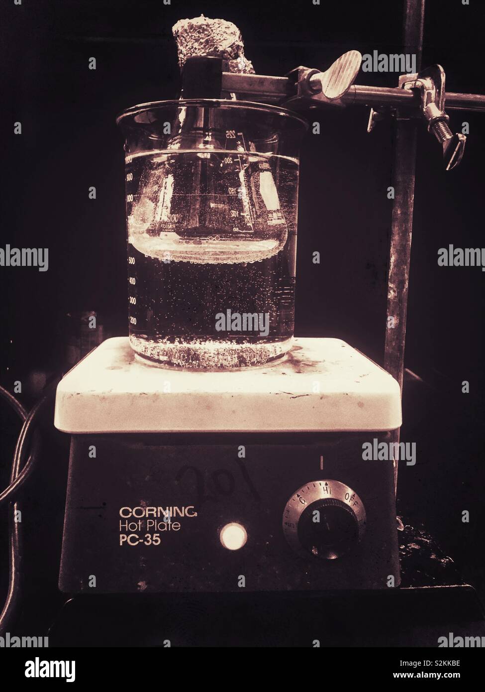 Chemie-experiment Stockfoto