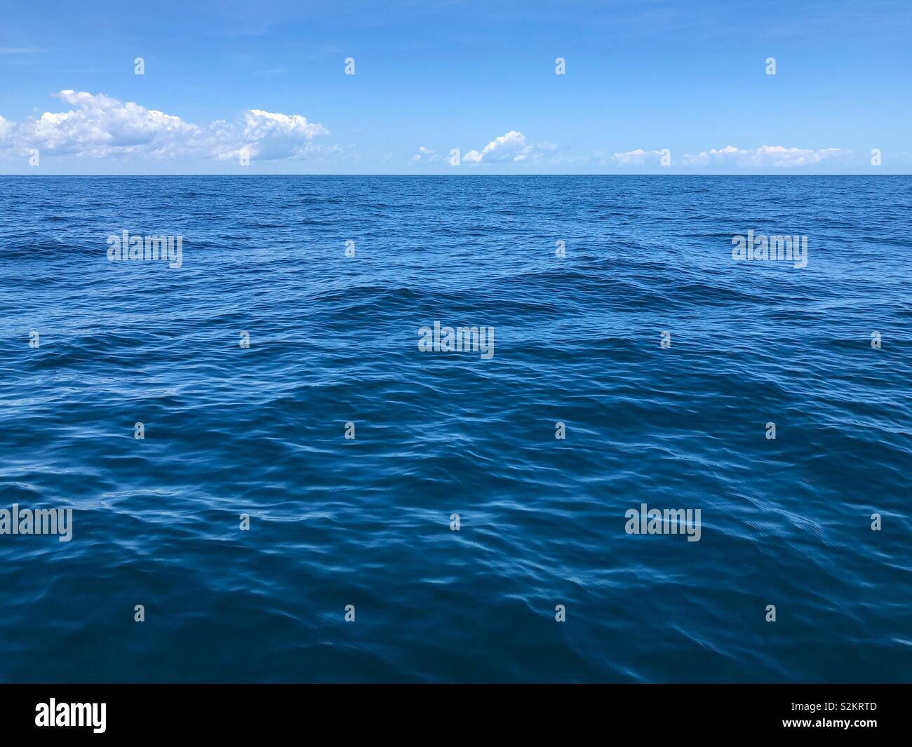 Horizont über den Ozean. Stockfoto