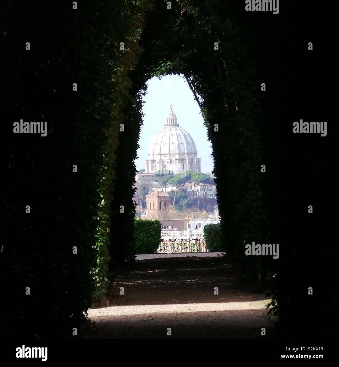 St. Peters Basilica, Geheimnis, Rom Stockfoto