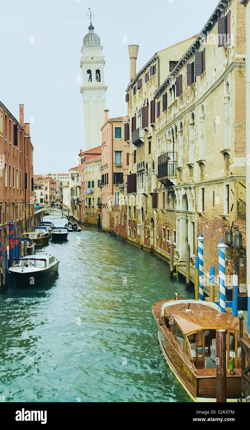 Venedig, canal Stockfoto