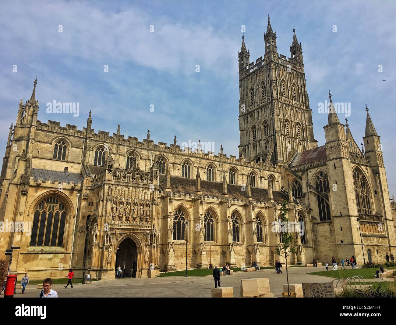 Spektakuläre Kathedrale von Gloucester Stockfoto